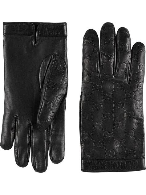 black gucci gloves